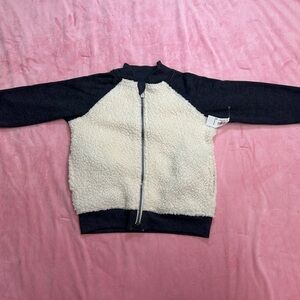 Old Navy Black and Cream Kids Hoodie